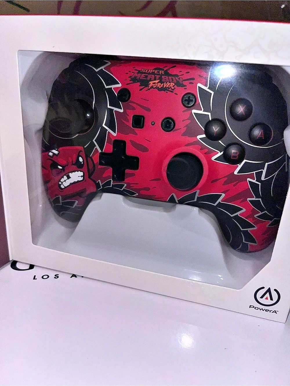 PowerA Super Meat Boy Forever Enhanced Wireless Controller for Nintendo Switch